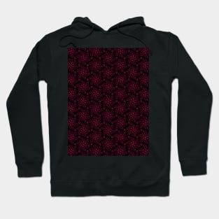 Red Wire Snowflakes Hoodie